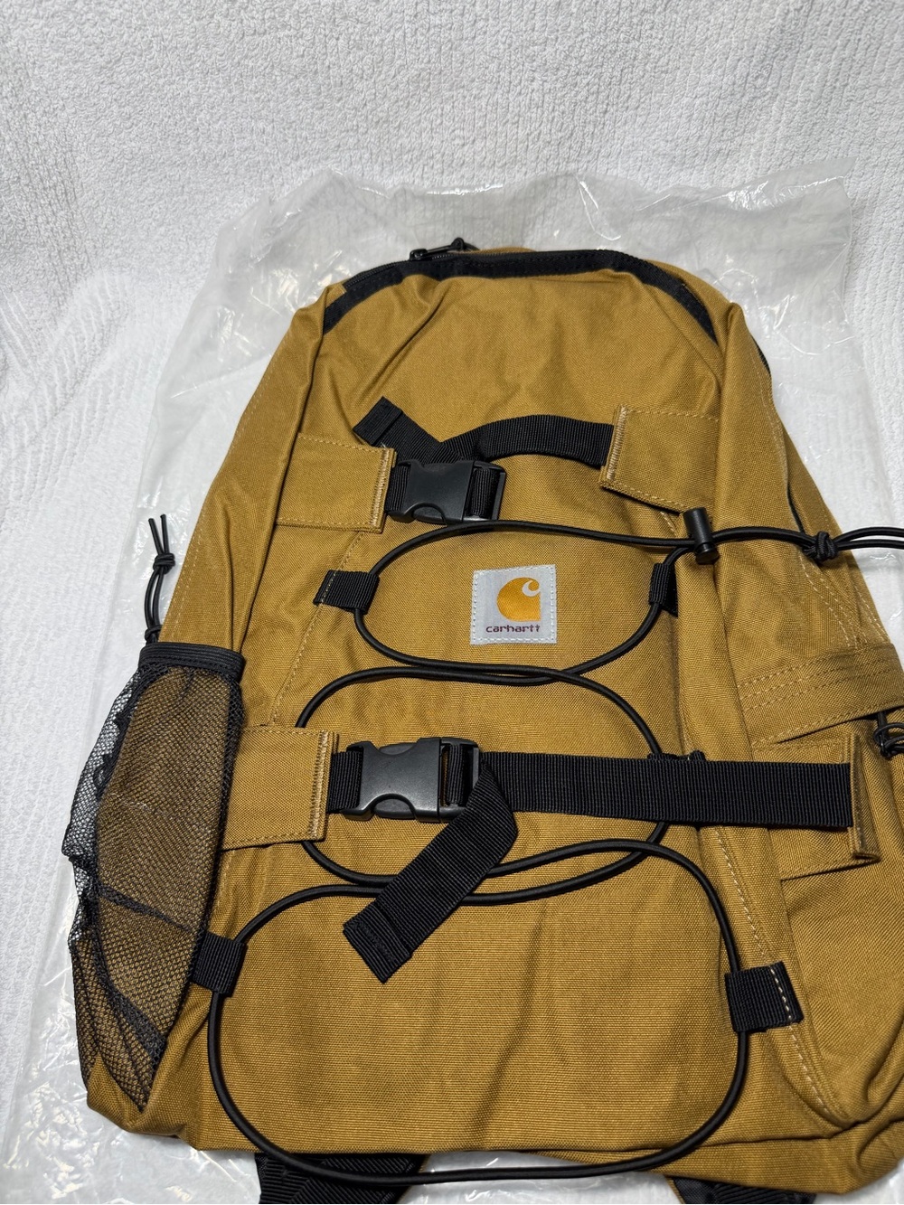 Carhartt WIP Kickflip Backpack Brown One Size New With Tags Skate Travel Bag